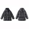 Winter Down Jacket Women Fashion Thick Warm Fluffy Parkas Loose Oversized Puffer Coat Outwear