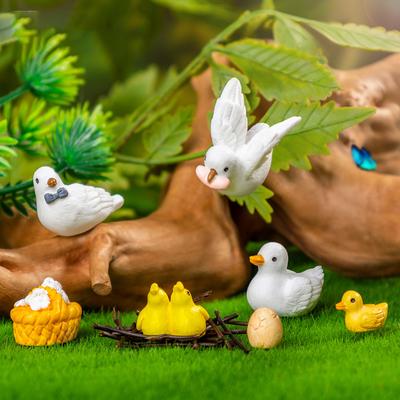 Niedlichen Cartoon-Vogel Micro Landschaft Ornamente Kreative DIY Home Dekorationen Zubehör Kawaii Desktop Dekoration Geschenke