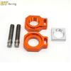Motorrad CNC Hintere Kettenspanner Achsblöcke Für KTM SX SXF XC XCF Husqvarna TC125 FC250 350 450 FS450 TC250 TX300 FX350 FX450