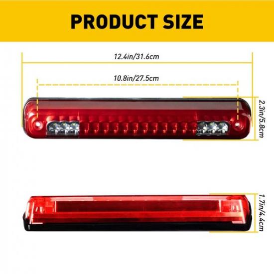 LED 3Rd Third Cargo Brake Light Lamp For Chevy GMC C/K1500 2500 1988-1998