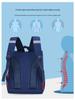 Children's Space-Themed School Backpack, Grades 1-6, Ages 6-12, Spine Support for Boys and Girls