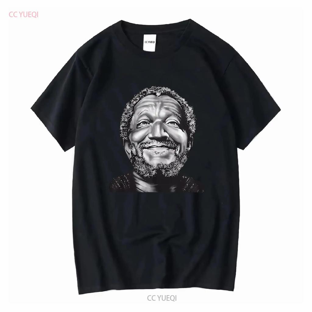 Sanford Son Redd Foxx Funny TV Show Fred Men's T Shirt Adult M Black vintage Washed Unisex graphic fashion Stylish Stretched