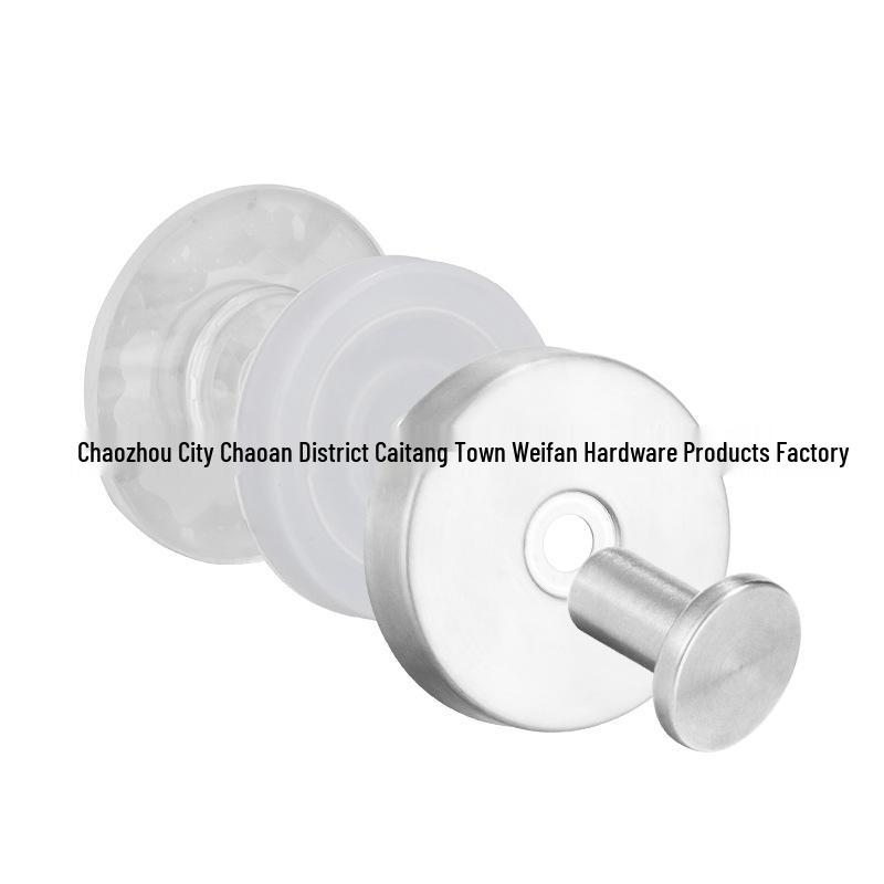 Stainless Steel Punch-Free Wall-Mounted Couple Coat Hooks