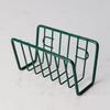Stainless Steel Suction Cup Sponge Holder Durable Rustproof Drain Caddy Kitchen Sink Organizer for Daily Kitchen Cleaning Tool Storage