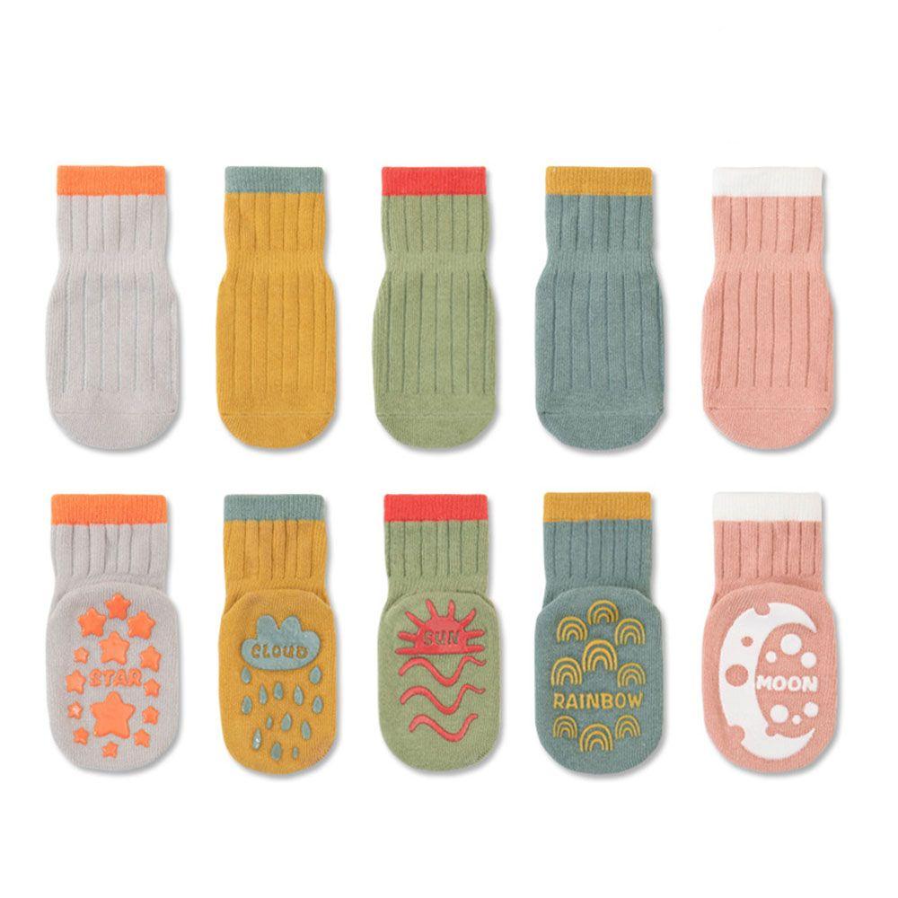 Non-Slip Rubber Combed Cotton Spring Autumn Winter Socks Baby Socks Floor Socks Newborn Cotton Sock