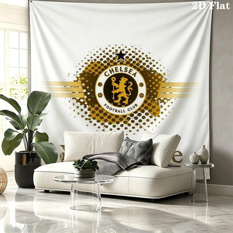 Chelsea F Custom Name Wall Tapestry Aesthetic Wall Hanging Printed Fabric Blanket Decorative Tapestries for Bedroom Living Room Home Decor