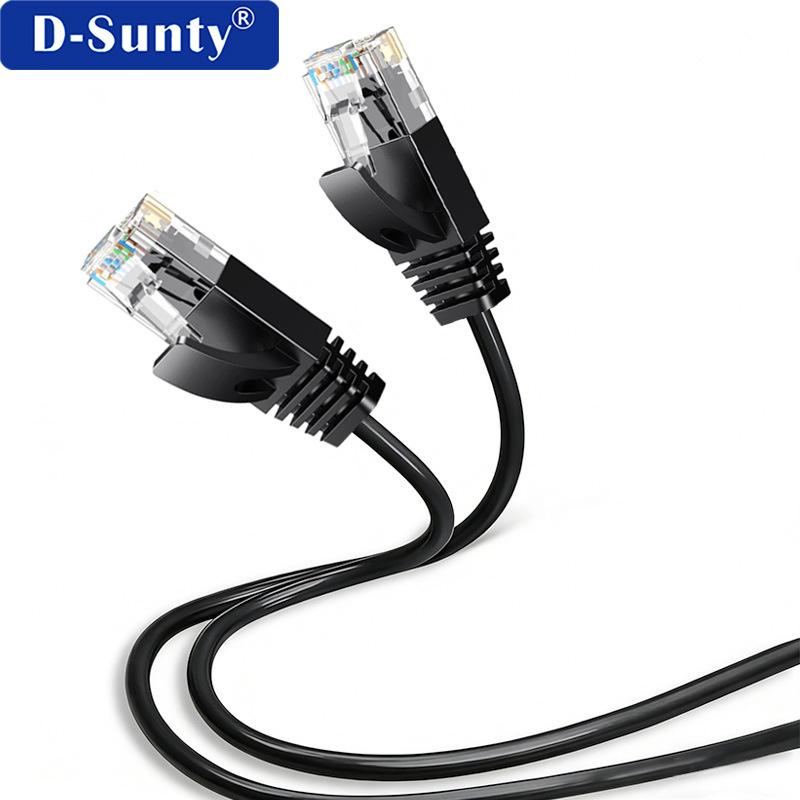 Category 6 White Ultra-Fine Pure Copper U/UTP Gigabit High-Speed Network Patch Cord