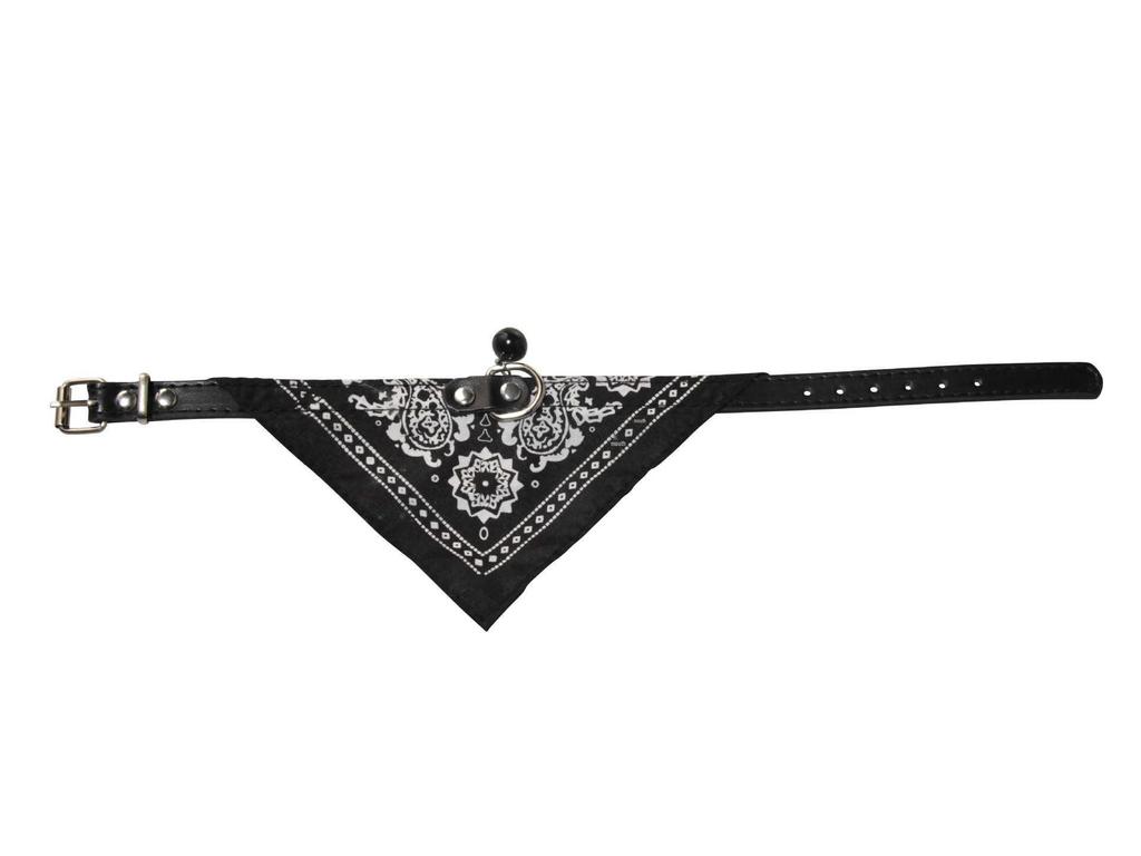 Cat Bandana Collar with Bell - Pet Scarf and Accessory