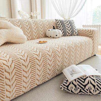 New Autumn and Winter Thickened Jacquard Plush Sofa Cover Anti Cat Scratch Sofa Protective Cover All Inclusive Sofa Cover