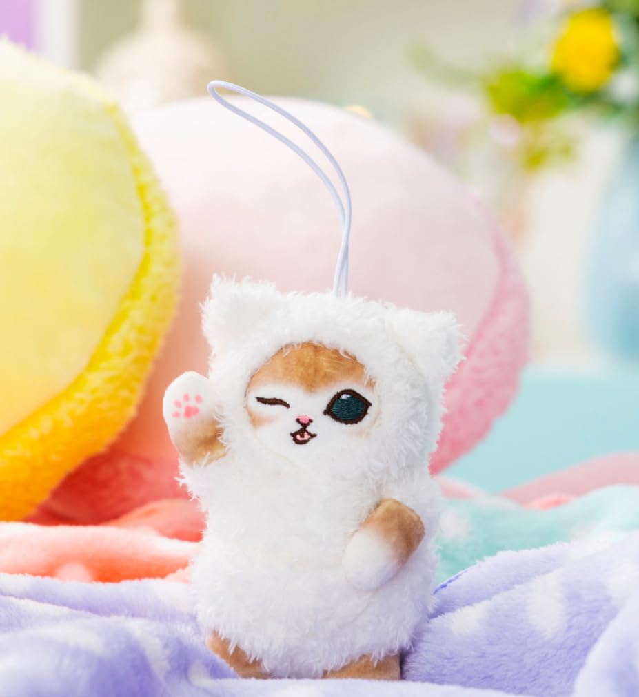 Official Pajama Nyan Mascot Plush Shark Nyan 12cm Toy, Merchandise, Approx. (White)