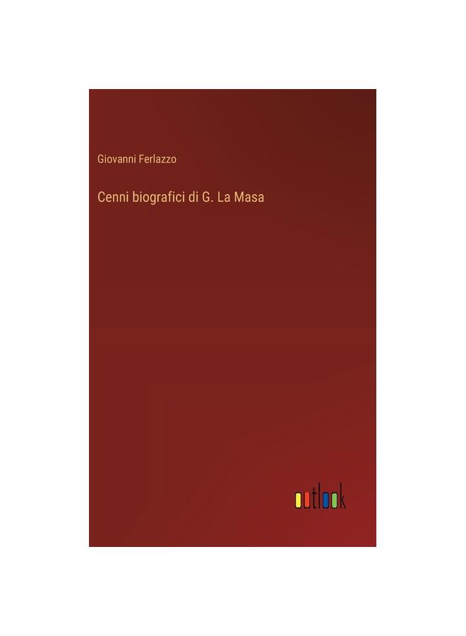 Kniha Cenni Biografici Di G. La Masa