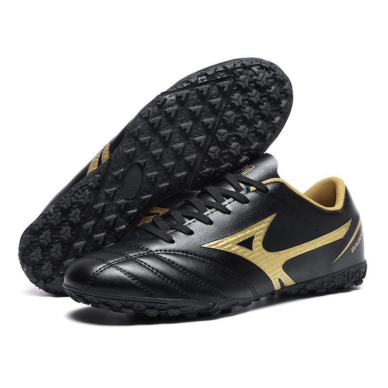 Low-Top Football Shoes Tf Broken Nails Artificial Turf Ag Nails Leather Feet Boys And Girls Children Youth Student Training Shoes