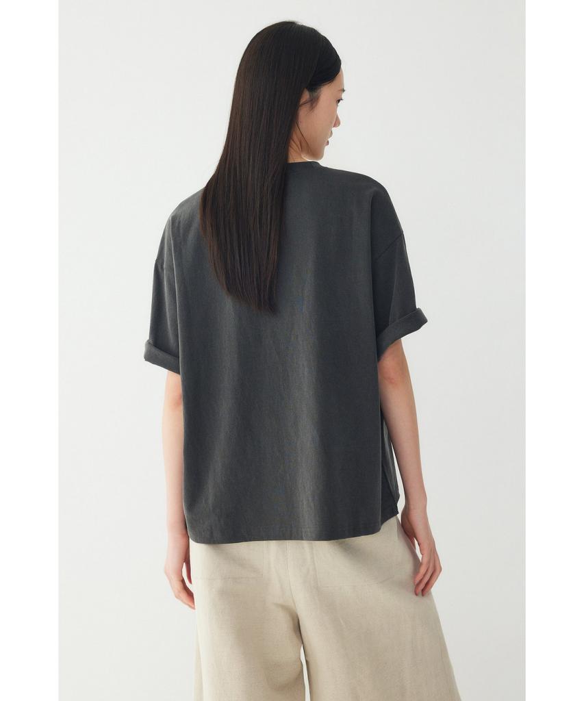 STUDIO TOMBOY Vintage Lettering Graphic Short Sleeve T-Shirt_Dark Gray 9176222990