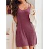 Women's Solid Color Casual Plus Size Suspender Vest Dress Clothes Sale