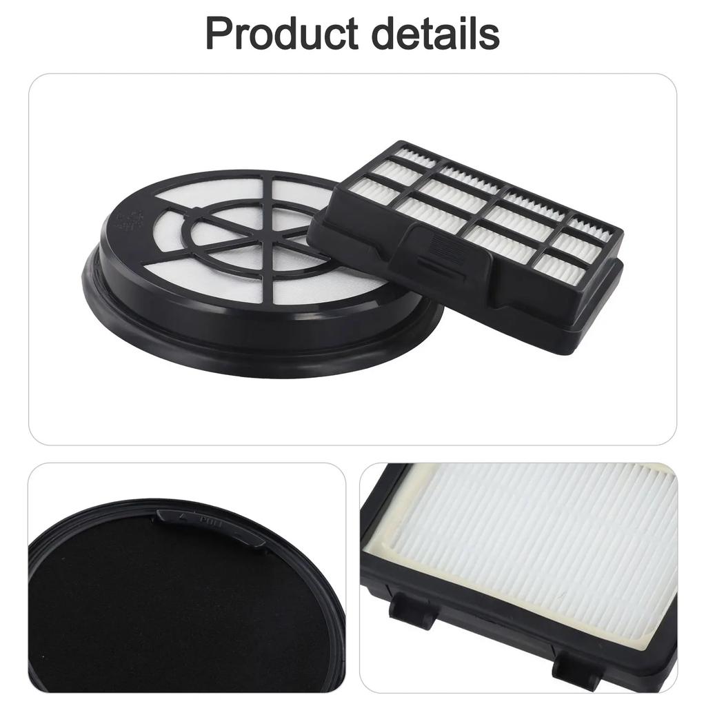 Filter Set For Koenic KVC 71521 Includes Pre Motor And Exhaust Filters For Enhanced Performance In Dust Filtration