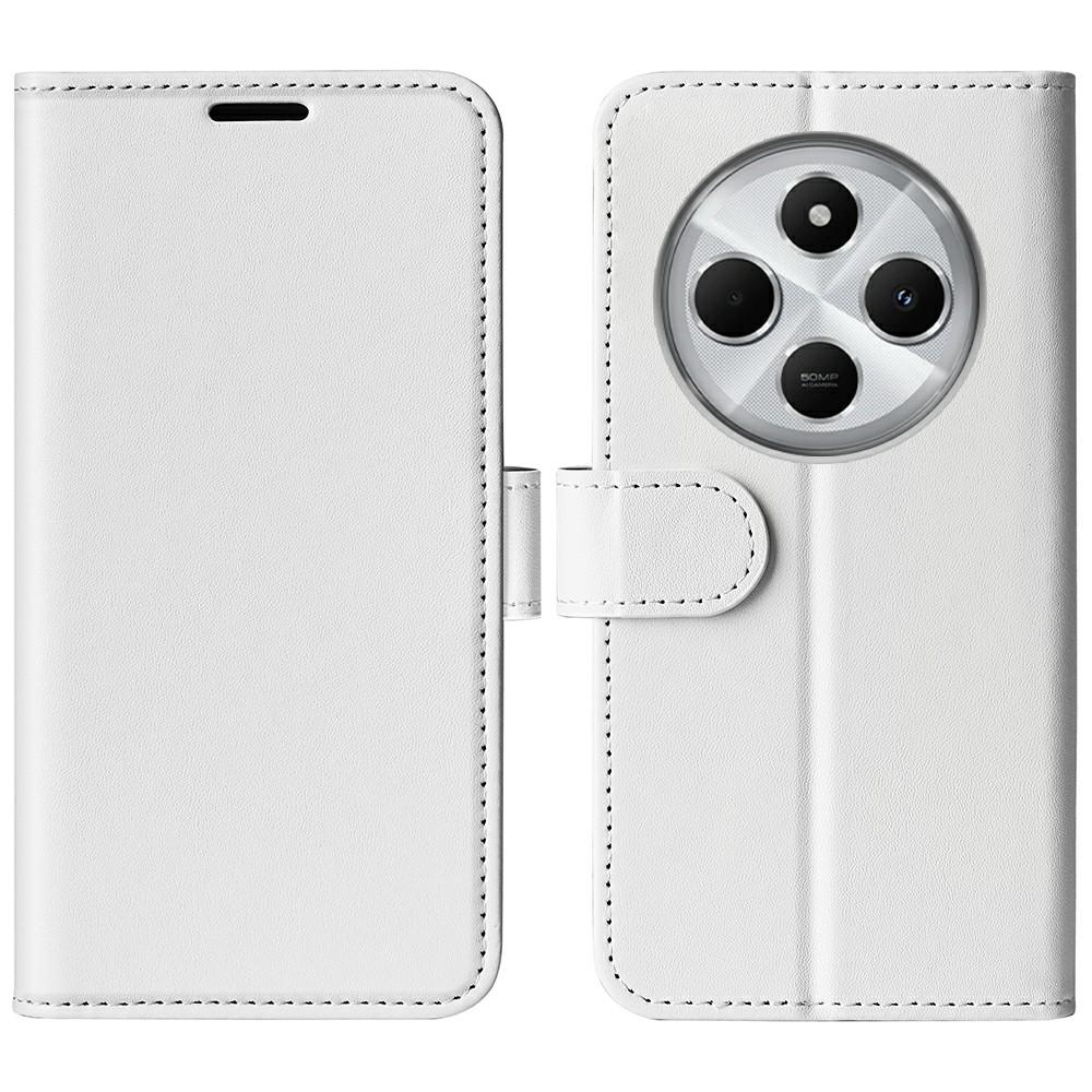 Para Xiaomi Poco C75 4G/Redmi 14R 5G/14C 4G Capa Carteira Textura Couro Cavalo Louco Suporte Capa de Telefone em Couro