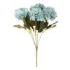 Artificial Silk Hydrangea Flowers Bouquet Fake Bloom Single Plastic Artificial Flower Shop Flower Arrangement Wedding Home Decor