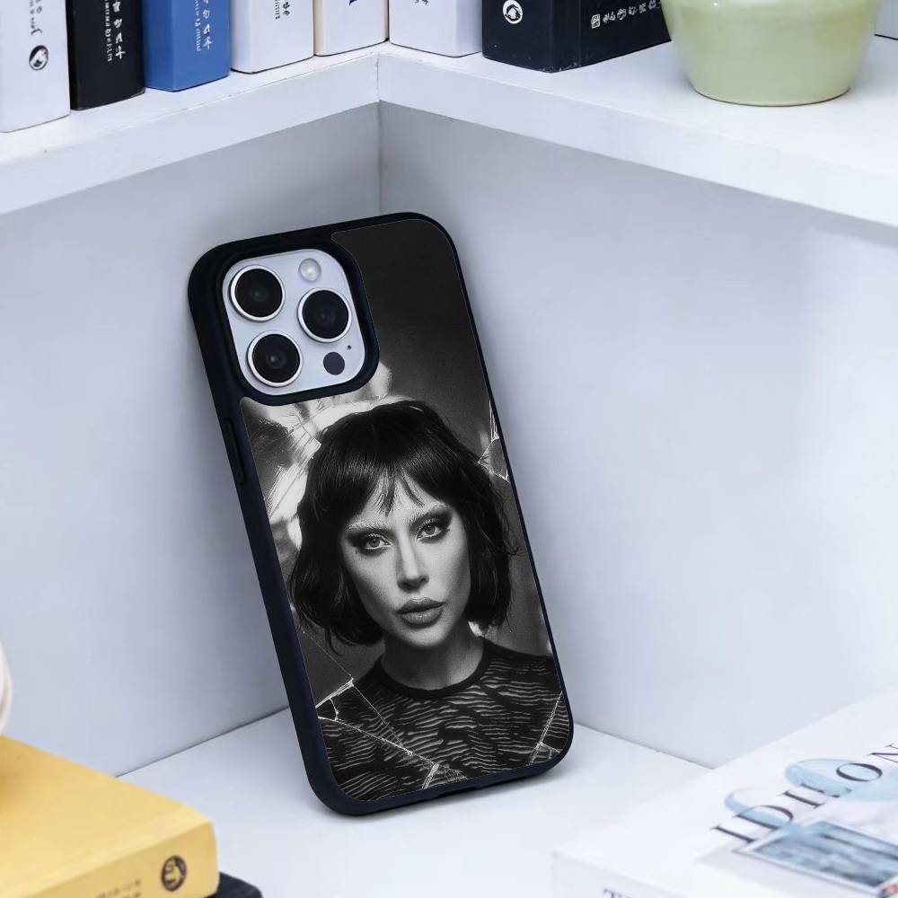 B-Lady Gaga  Phone Case For iPhone17,16,15,14,13 Plus,Pro Max Magnetic For Magsafe Wireless Charging