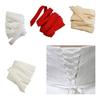 2Pieces Satined Bridal Ribbon Strap Multiuse Ribbon Tie for Wedding Gowns Styling Essential Lace Up Tie for Special Event