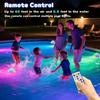 Pool Lights Pool Lights Underwater With Remote Control 2 Piece Rechargeable Bulb Lamp Spotlight 16 Colors Waterproof For Porch