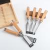 8 Pieces Wood Chisel Tool Sets, 11.4in Woodworking Carving Chisel Kit with Honing Guide, Sharpening Stone and Wooden Case