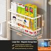 Metal Magnetic Basket Organizer Holder Space Saving Storage Rack High Quality Refrigerator Shelf