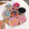 Children's Elastic Hair Ties: Durable Rubber Bands for Little Girls' Hair