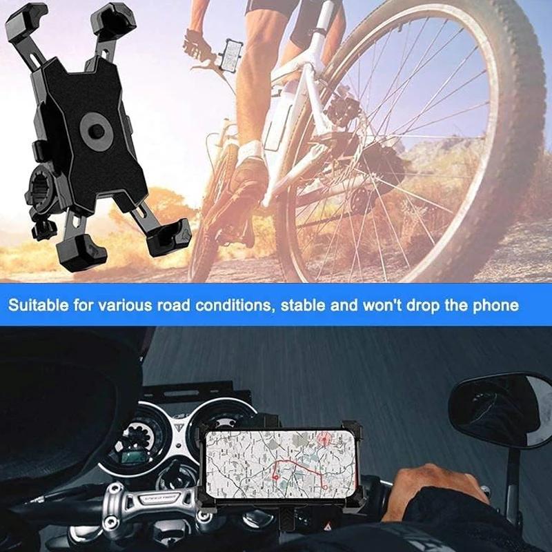 360° Rotatable Electric Bicycle Phone Holder for For Iphone Xiaomi Riding MTB Bike Moto Motorcycle Stand Bracket Non-slip Cycling 3
