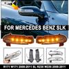 For Mercedes-Benz W171 R171 SLK R230 W230 SL Dynamic LED View Mirror Indicator Blinker Turn Signal Light A1718200421 A1718200321