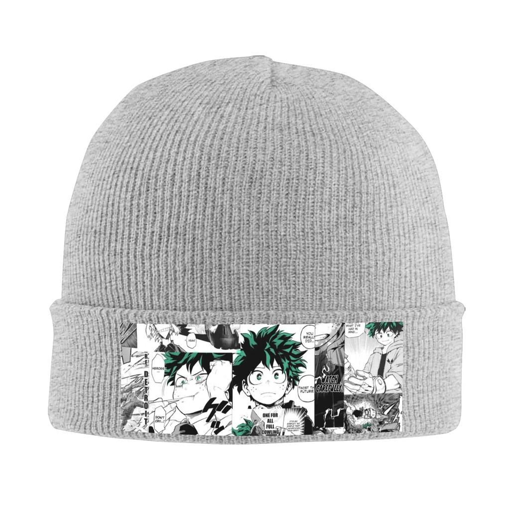 My Hero Academia Deku Unisexga Collage Warm Knitted Cap Winter Knit Bonnet Hat Skullies Beanies Hip Hop Caps for Unisex