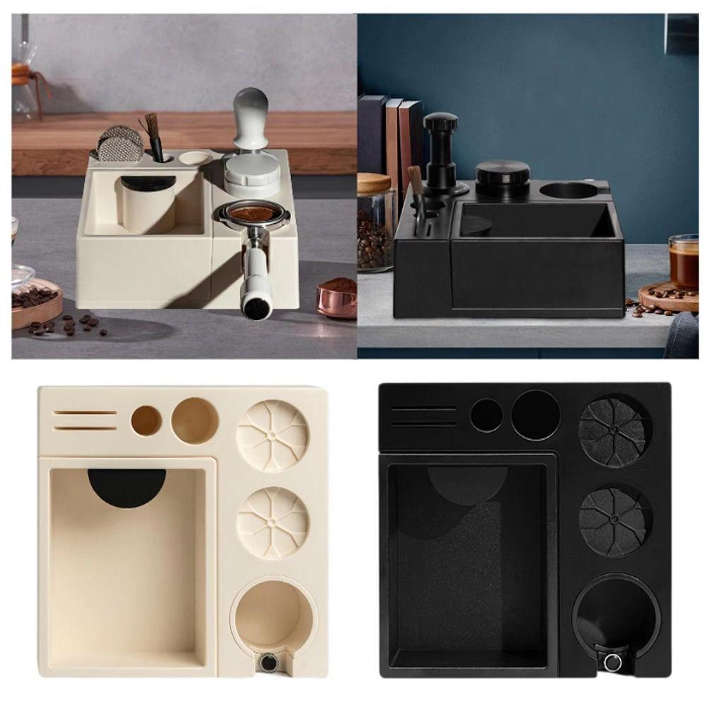 Adjustable Espresso Tamping Holder Station Slip Resistant Base Coffee Tamper Station  Kitchen Cafe
