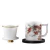High-End Ceramic Tea Infuser Office Mug