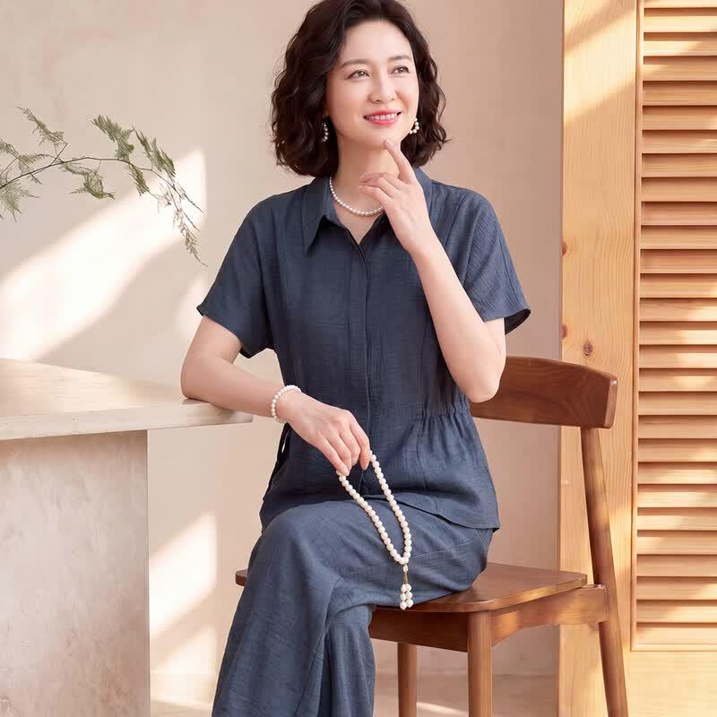 Yuzhaolin Women s Summer Two-Piece Set 4XL