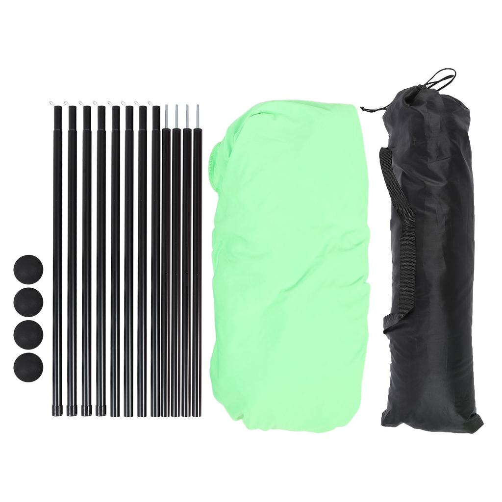 Beach Tent Sun Shelter UPF50+ Stability 4 Poles Outdoor Pop Up Beach Shade Canopy for Camping Fishin