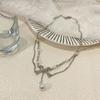2025 New Light Luxury Niche Bow Pearl Necklace Versatile Premium Clavicle Chain Fashion Neck Chain Accessories
