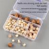 AEE4-130 Wooden Push Pins Geometric Shape For DIY Craft Supplies Apparel Sewing Point Wooden Photo Wall Board Office
