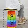 Outdoor Travel Portable Folding Stool Camping Fishing Chair Portable Picnic Fishing Stool Folding and Retractable Stool