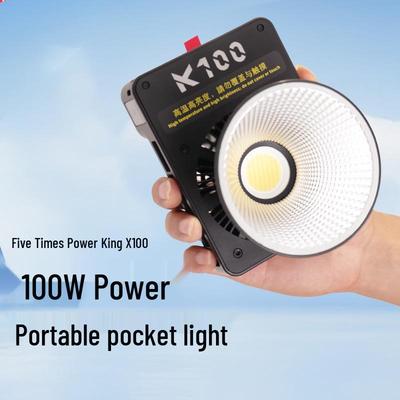 100W Portable Fill Light for Outdoor Live Streaming & Photography