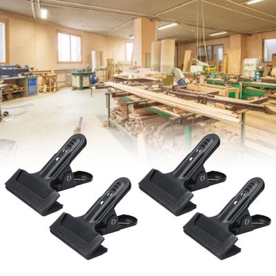 4pcs Anti Slip Type A Clamp Wide Mouth Spring Clips Strong Grip Woodworking Clamps  DIY Projects