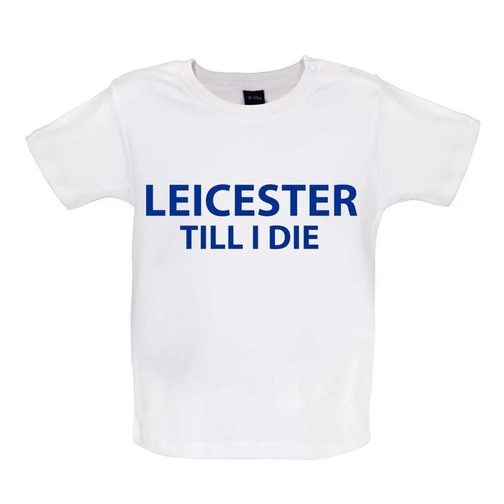 Leicester to I Die - Baby Kids Boys Girls Unisex T-Shirt / Bodysuit - FC City Vardy Football Player 160