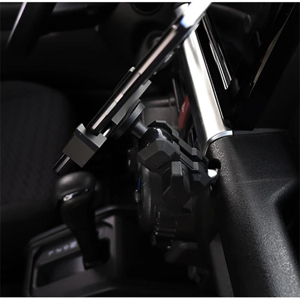Car Phone Bracket Phone Holder Alloy+Silicone For Suzuki Jimny JB74 JB64 2019-23