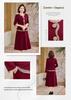 2026 Fashionable Slimming Spring/Autumn Fake Two-Piece Long Sleeve Dress for Middle-Aged Women