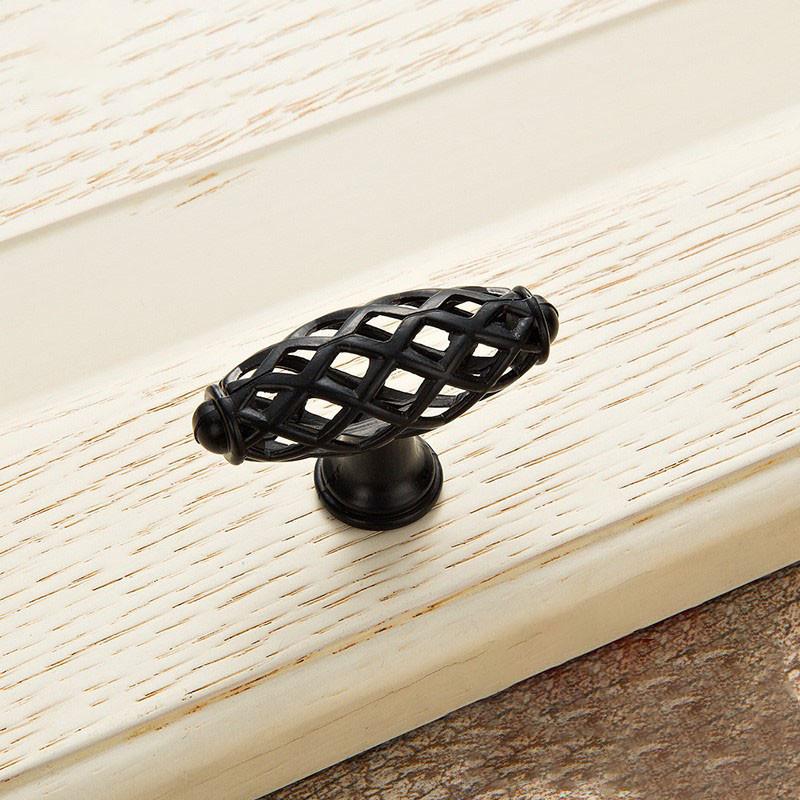 High-quality Zinc Alloy Matte Black Nickel Kitchen Cabinet Handle For Versatile Use