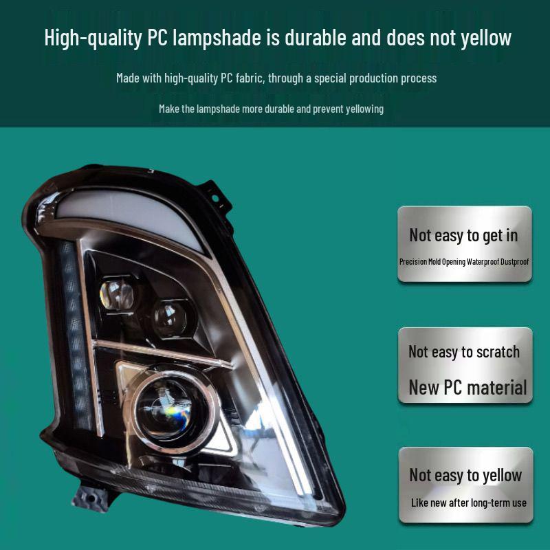 Liuzhou Chenglong H7 H5 Balong M3 Headlight Assembly with LED Daytime Running Lights