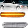 NJSBYL Clear Lens Side Marker Lamps for B-M-W E46 1999-2001 3 Series Sedan 316i 318i 320i 323i 328i 318d 320d and 1999-2003 3-Series Coupe 318ci