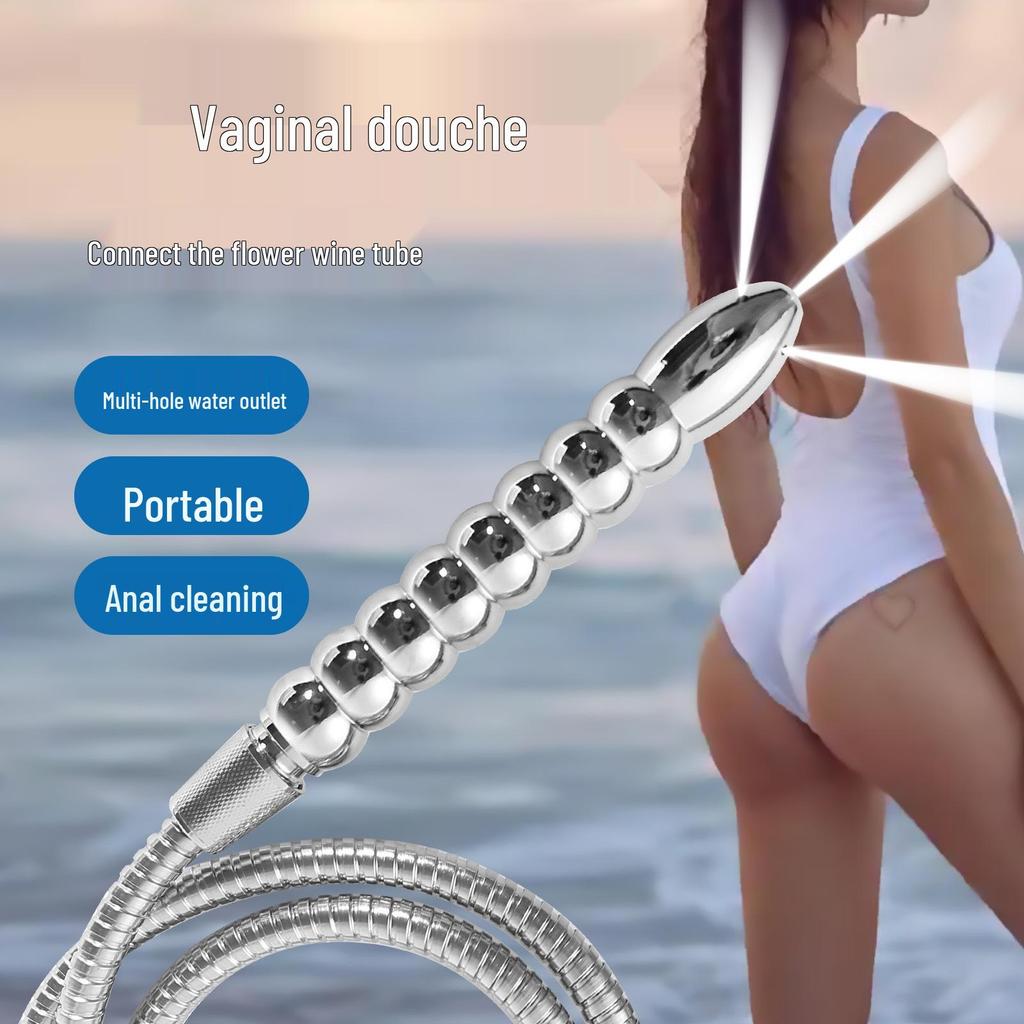 9-Bead Anal & Vaginal Douche Cleaner for Men & Women