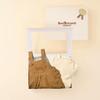 MIKI HOUSE HOT BISCUITS Jumper Skirt Gift Set for Boys and Girls, Baby Clothes, Baby Gift, Beige, 80cm, Box Included, Product Number: 74-9909-686
