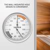 Sauna Temperature Humidity Gauge Rustproof Housing Extreme Heat Resistant for Home Spas