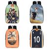 Stylish Anime Haikyuu Karasuno High School Backpack With Adjustable Padded Shoulder Straps
