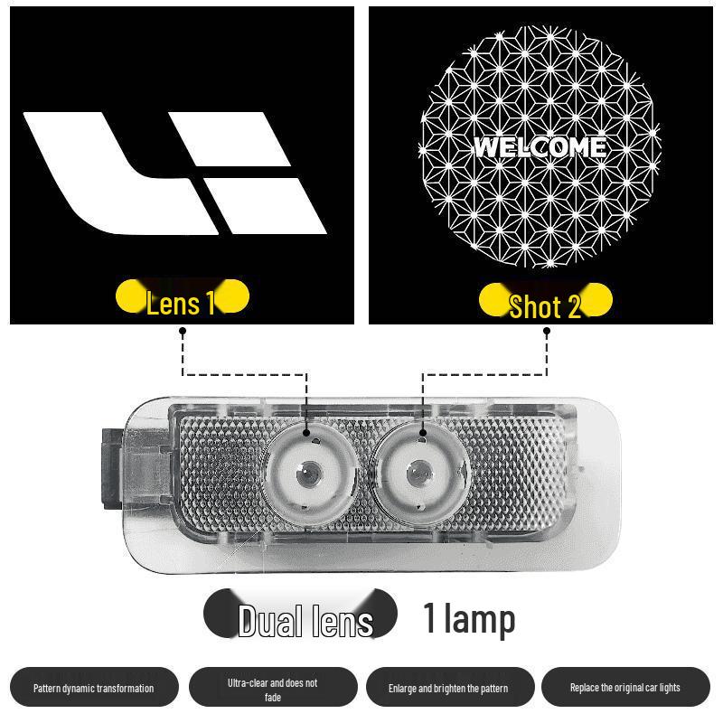 Perfect for Ideal L9 Welcome: ONE Car Door Projection and Dynamic L6, L7, L8 Ambient MEGA Welcome Lights.